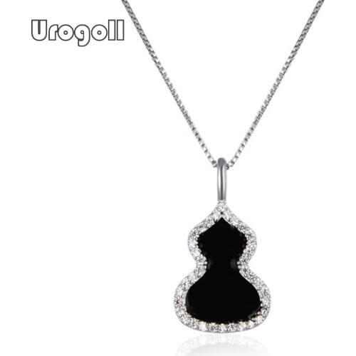 Genuine 925 Sterling Silver Necklaces For Women Bride Romantic Engagement Wedding Party Silver 925 Necklace Fine Jewelry Gifts