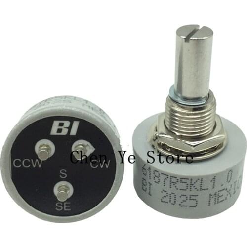 1PCS 100% Original new conductive plastic potentiometer single ring 6187R 1K 2K 5K 10K 6187-138A LF R20K 360 degrees unlimited