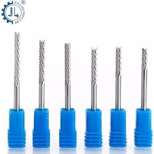 1PCcorn milling cutter 3.175/4/6/8mm pcb milling cutter micro router bits for ultra-fine grain cemented carbide