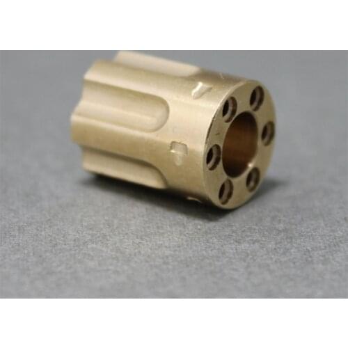 1PC Revolver Magazine Shape Brass EDC Paracord Beads Knife Beads Rope Cord Bracelet Beads Lanyard Pendants Outdoor Accessories