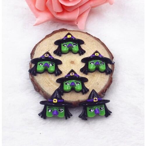 10pcs/lot flat back resin Halloween mask cabochons accessories about 25mm