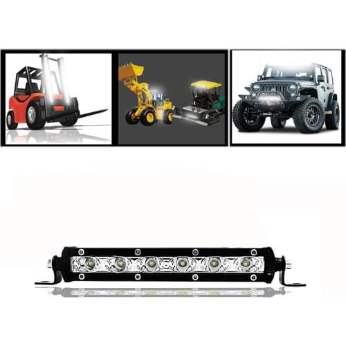 18W 7inch Led Beams Work Light Bar Spot Suv Boat Driving Fog Lamp Pickup Offroad 4WD
