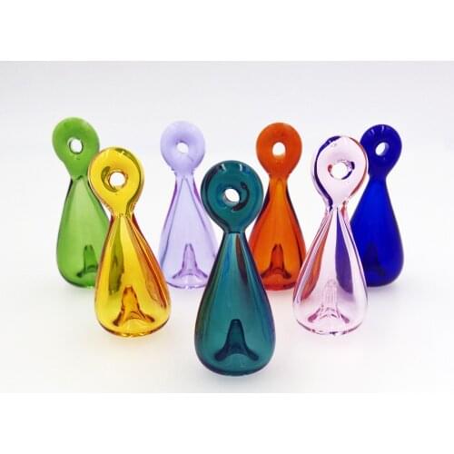 7X Diffuser Perfume Refillable Coloured handmade Essential Oil Aromatherapy Bottle Pendant Necklace drop pendant necklace