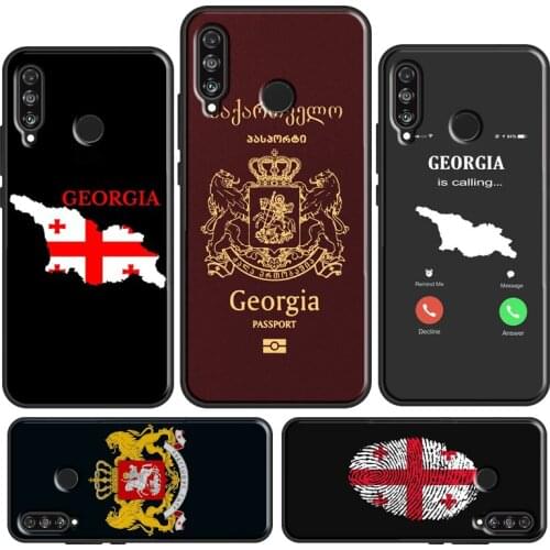 Georgia Flag Case For Huawei P20 Lite P40 P30 Pro P Smart Y7 2019 Nova 5T Mate 10 20 Lite Honor 8X 9X