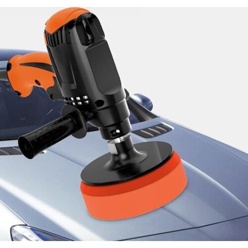 980W Multifunctional Six Gears Adjustable Speed Car Electric Polisher Waxing Machine Automobile Furniture Polishing Tool