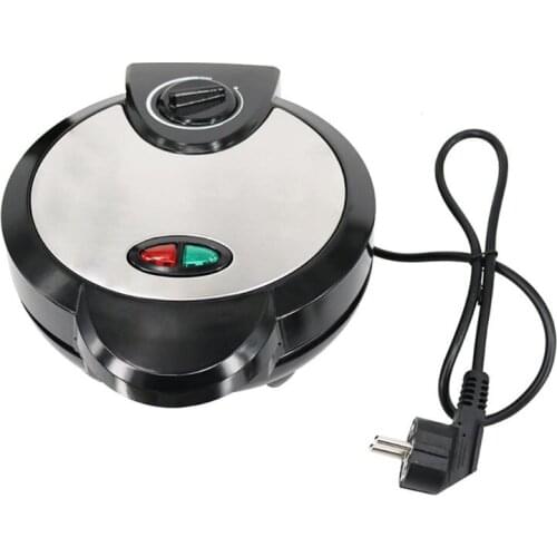 Multifunctional Electric Waffle Cone Machine Baking Crispy Egg Bread Non-Stick 95AC