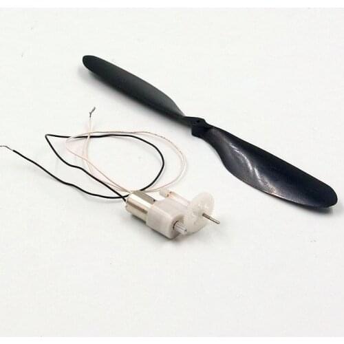 FATJAY coreless 8520 brushed motor 8.5*20mm with gearbox prop for RC ornithopters airplanes large torque 1S 67 grams thrust