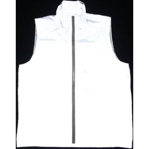 2021 New fashion Plus Size Hip Hop Reflective Jackets Mens Sleeveless Jacket Men Reflective Vest Waistcoat Without Any Logos