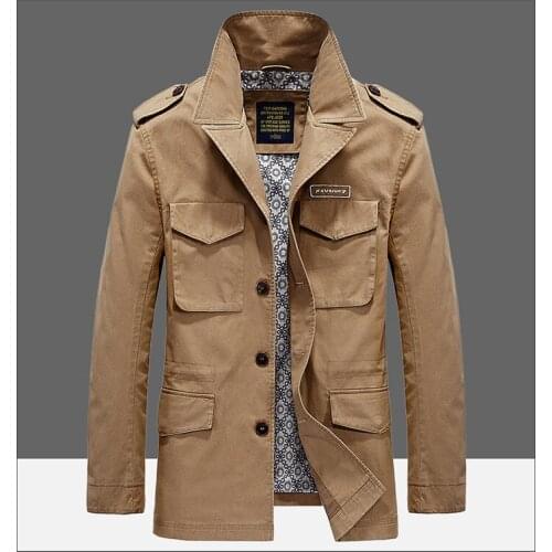 Men jackets high quality cotton casual coat casaco large plus size M-4XL jackets