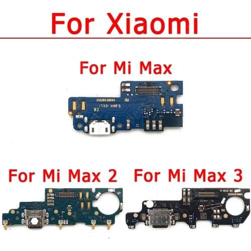 Original Usb Charge Board For Xiaomi Mi Max 2 3 Max2 Max3 Charging Port Flex Cable Plate Repair Pcb Dock Connector Spare Parts