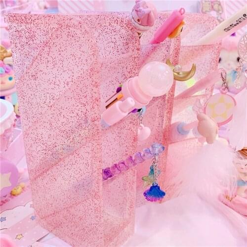 Pencil Pen Holder Stationery Desk Container Storage Box Office Desktop Organizer Accessories