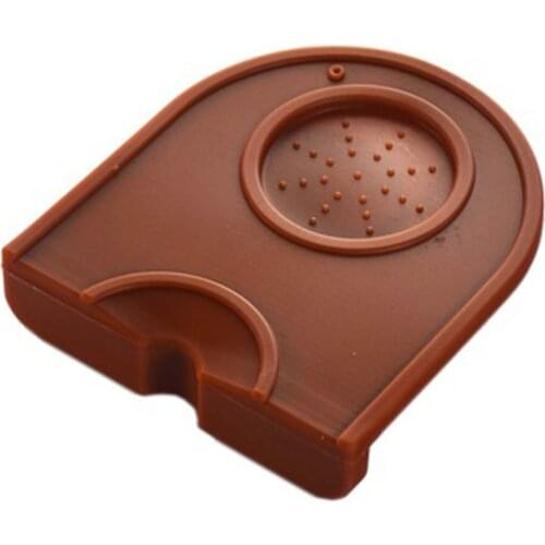 Anti-skid Coffee Tamper Mat Espresso Pad Coffee Tamping Holder Tampers Rubber Corner Pad Silicone Coffeeware Tamping Mat