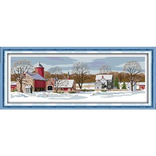 Northern scenery Printed Canvas DMC Counted Chinese Cross Stitch Kits printed Cross-stitch set Embroidery Needlework Home Decor