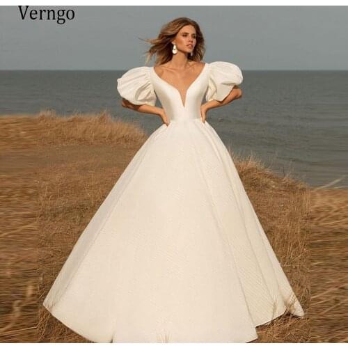 Verngo Satin Wedding Dresses