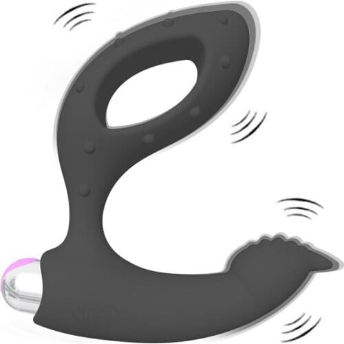 Vibrator for men and women Electric 7-frequency vibration sex toy silicone anal plug Adult Product