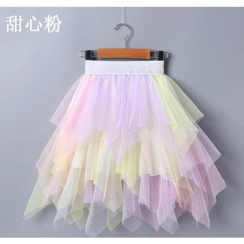 VIDMID Baby Girl Skirts Tutus Childrens Clothes Bottoms Dot Girls Tutu Skirts Puff Princess Dance Skirt Kids Costume P150