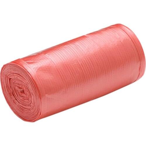 1 Rolls 50 x 46 Cm Garbage Bags Single Color Thick Convenient Environmental Plastic Trash Bags Disposable Plastic Bag Red