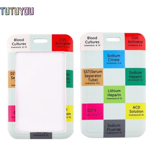 1pcs PC3007 Medical Order Of Blood Draw Doctor Nurse ID Card Holder Staff Card Lanyard For Nursing Clinicals And RN Student