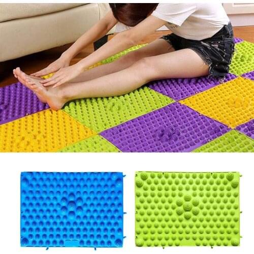 Popular Reflexology Foot Massage 1 Pcs Durable Pad Toe Pressure Blood Circulation Plate Mat Head Neck Back Massager Health Care