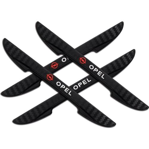 4PCS Car Door Anti-collision Bumper Strip Door Side Edge Protective Sticker For Opel Astra H G J Corsa No3 Magentis Borregos