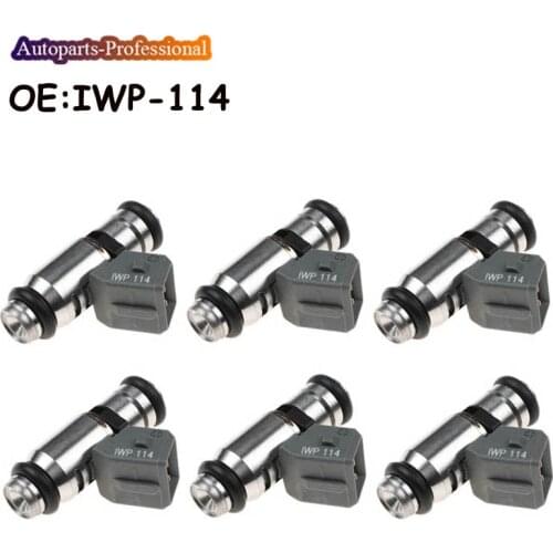 6 Pcs/lot Car Auto accessorie Fuel Injector Valve For VW Gol Quantum Saveiro Santana Parati 1.8 2.0 IWP114 IWP-114 041906031