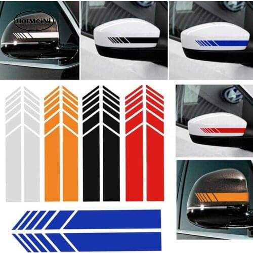 Car Accessories 2PCS Rear View Mirror Sticker Reflective and Decals Car stickers Mirrors Decoration Exterior Accessories