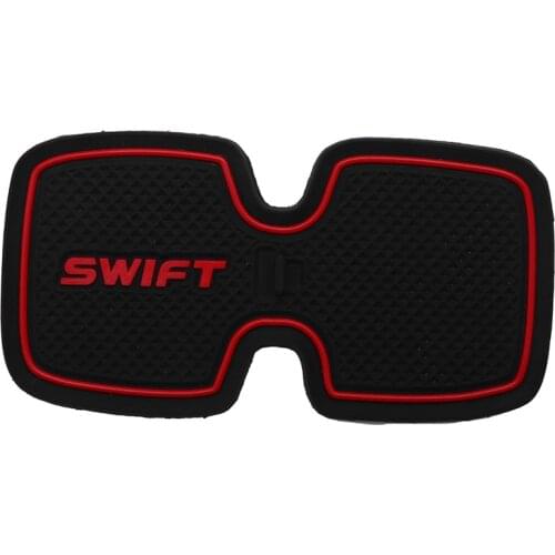 Car Mat for Suzuki Swift 2005 To 2014 Anti Slip Car Door Slot Rubber Latex Groove Mats Interior Cup Cushion Car-Styling