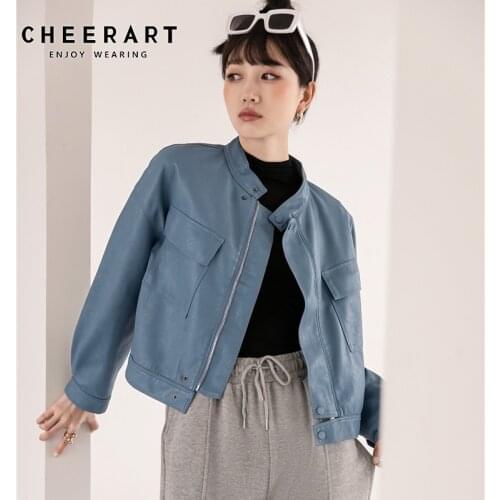Cheerart Women's Blue Jackets