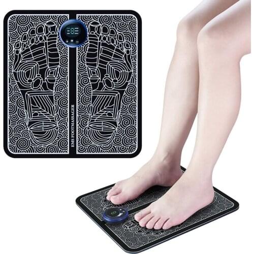 Ems Foot Massage Tool Blood Circulation for Feet Massage Relax Feet Muscle Pulse Vibrator for Feet Shiatsu Kneading