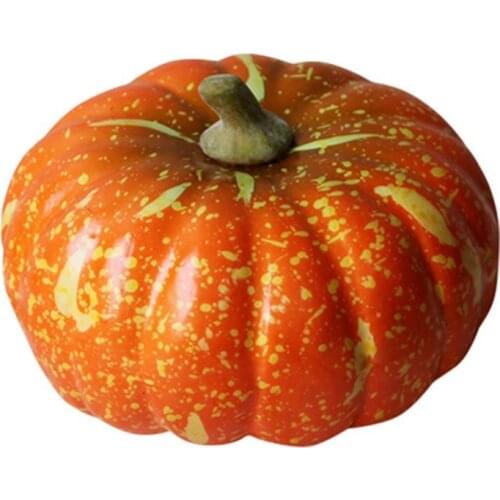 Artificial Pumpkin Lifelike Realistic Halloween Artificial Vegetables Home Decor Vegetables