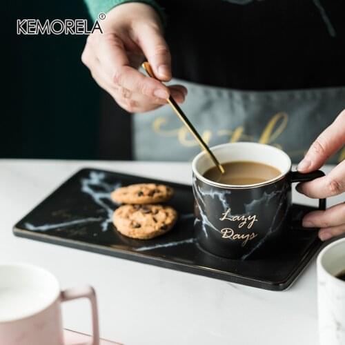 Coffee Cup Ceramic Phnom Dish Set Tea Soy Milk Cup Mug And Saucers Spoon Sets Dessert Dish Plate With Gift Box Christmas Gifts