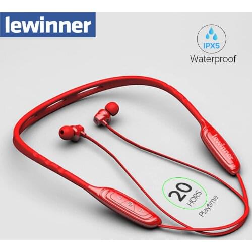 Lewinner W1 Sports Bluetooth earphone with active noise cancelling /Wireless Headset for phones and music