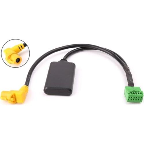 MMI 3G AMI 12-pin Bluetooth AUX Cable Adapter Wireless Audio Input For Audi Q5 A6 A4 Q7 A5 S5 Jy25 19 Droship