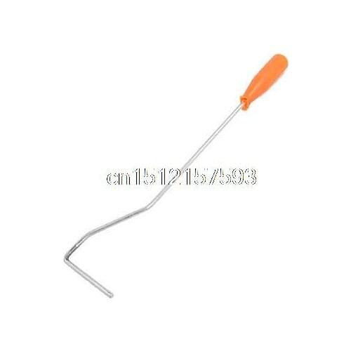 Orange Nonslip Plastic Grip 3 1/4" Mini Paint Roller Handle Frame