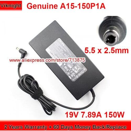 Genuine A150A015L 150W Charger 19V 7.89A AC Adapter for Medion ERAZER P6705 (MD61206) 5.5 x 2.5mm Plug Power Supply