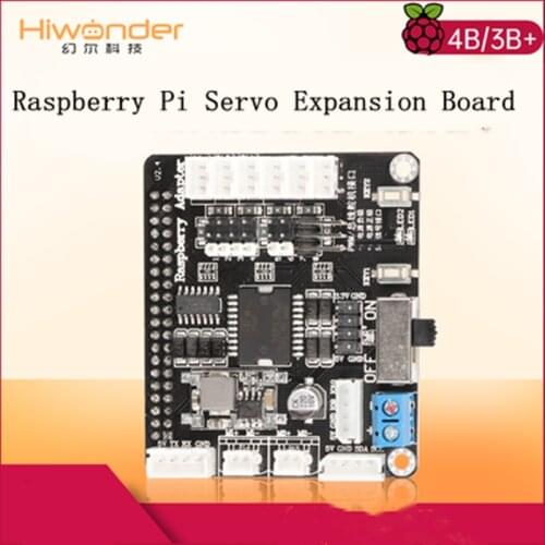Raspberry Pi 4th Generation B Type Expansion Board Servo Raspberry Pi 3b+ Development Board Programming Robot Kit