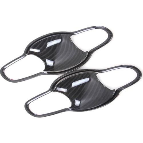 Fit For Toyota CHR C-HR 2016 2017 2018 Car Exterior Front Door Handle Bowl Cover Trim Styling Moldings ABS Carbon Fiber