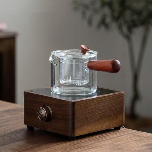 Transparent Teapot Electric Full Automatic Ceramic Stove Heat Resistant Glass Kettle Tea Cooker Set Teteras Stove Kettle EI50TP