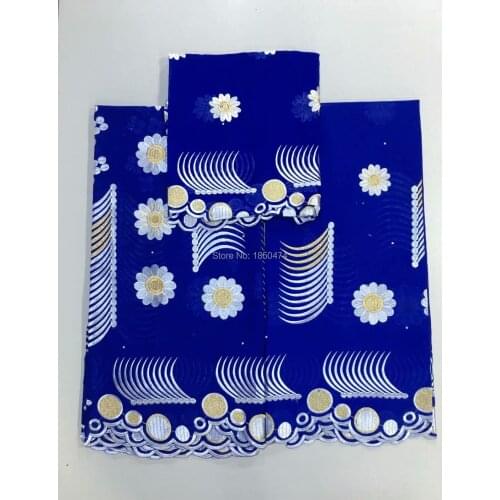 Blue 2019 High Quality For Women And Men Cotton Dry Lace Fabric Swiss Voile With Stone Swiss Voile Lace In Switzerland YCS116