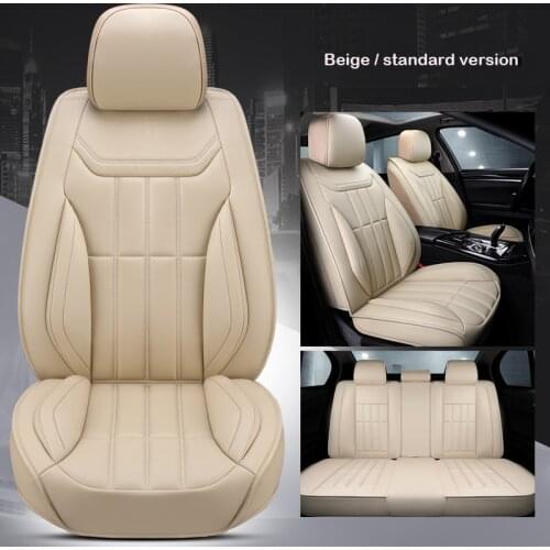 Universal Leather car seat cover for BMW 3 5 7 Series GT/X /F/E10 11 15 16 20 25 30 e46 e39 e90 f10 f30 e60 e36 e87 accessories