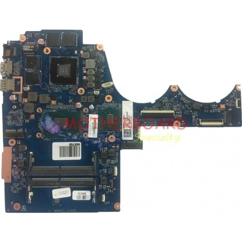 Vieruodis FOR HP Pavilion 15-BC laptop motherboard W/ I7-7700hq CPU GTX1050 4GB GPU 914776-601 DAG35DMBAD0