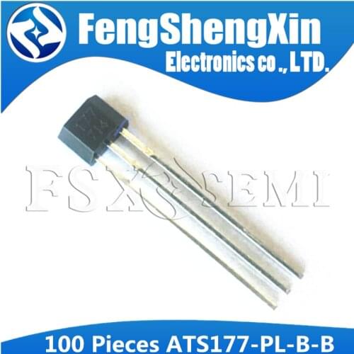 100PCS ATS177-PL-B-B TO-92 ATS177 177 TO92 SINGLE OUTPUT HALL EFFECT LATCH