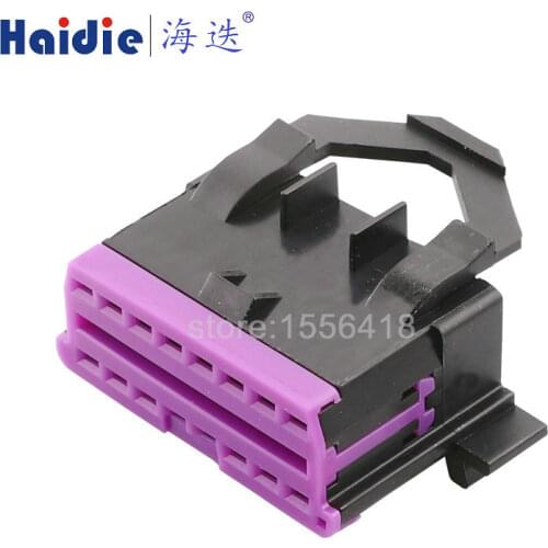 Free shipping 2sets auto 16pin Car assembly cable housing plug wiring harness female connector