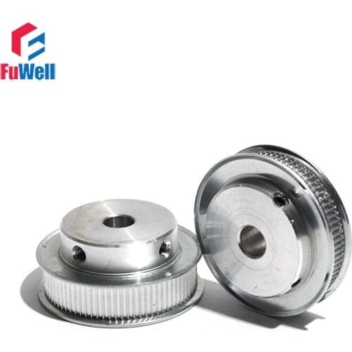 2GT-80T Gear Pulley Aluminum Alloy GT2 80Teeth Timing Pulley 7/11mm Belt Width 6/8/10/12/14/16/20mm Bore Transmission Pulley