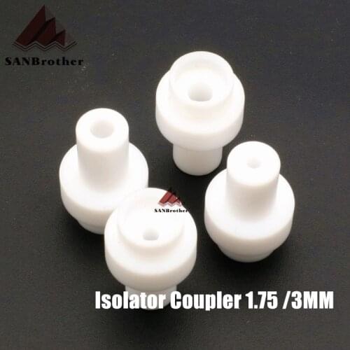 5Pcs Ultimaker 2 UM2+ Hot End Isolator Coupler PTFE Inner Sleeve For 1.75mm 3mm Filament High Quality