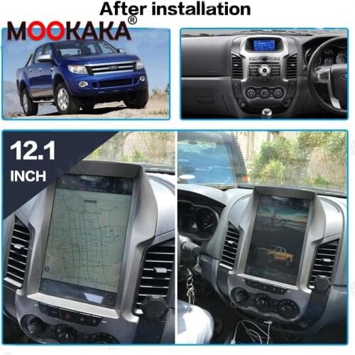 64GB Tesla Screen For Ranger Ford F250 2015 2016 2017 2018 2019 Android 9 Unit Car Multimedia Player GPS Audio Radio Stereo IPS