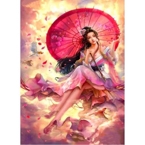 Diy vintage diamond painting full ancient girl mosaic art picture embroidery cross stitch rhinestone picture puzzle wall decor