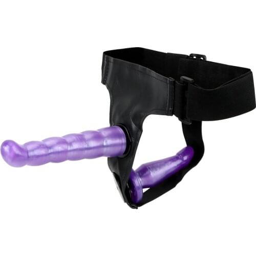 Double Dildo Strapon Sex toy For Women Lesbian Couples Ultra Elastic Harness Strap On Dildo Panties Double Penis Dildo