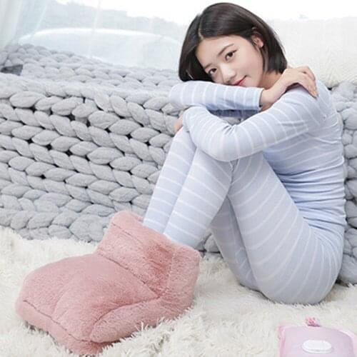 Heated Electric Warm Foot Warmer USB Charging Massager Washable Heat Settings Warmer Cushion for Foot Care