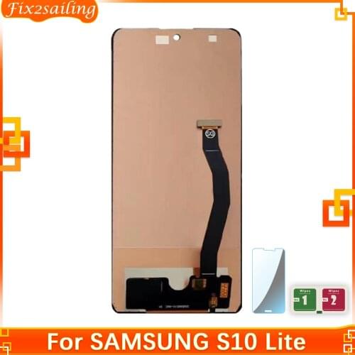 Incell LCD For Samsung Galaxy S10 Lite G770 SM-G770F SM-G770F/DS LCD Display Touch Screen Digitizer Assembly No With Frame